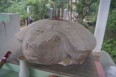 Miếu thờ rùa đá có một không hai ở Việt Nam